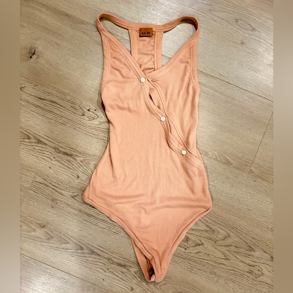 Alix NYC FLORENCE Thong Bodysuit Small - Picture 4 of 10